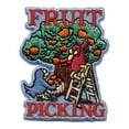 thumbnail image 1 of 12 pieces 2" Custom Activity Scouts Applique Fun Patches - Fruit Picking Patch, 1 of 1