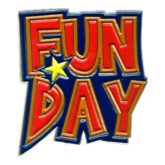 12 pieces 2" Custom Activity Scouts Applique Fun Patches - Fun Day Pin
