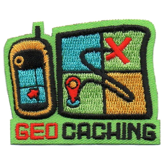 12 pieces 2" Custom Activity Scouts Applique Fun Patches - Geo Caching Patch
