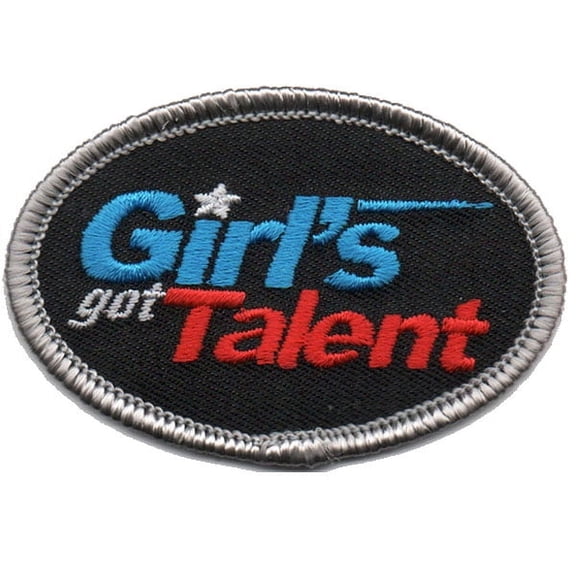 12 pieces 2" Custom Activity Scouts Applique Fun Patches - Girl's Got Talent Patch