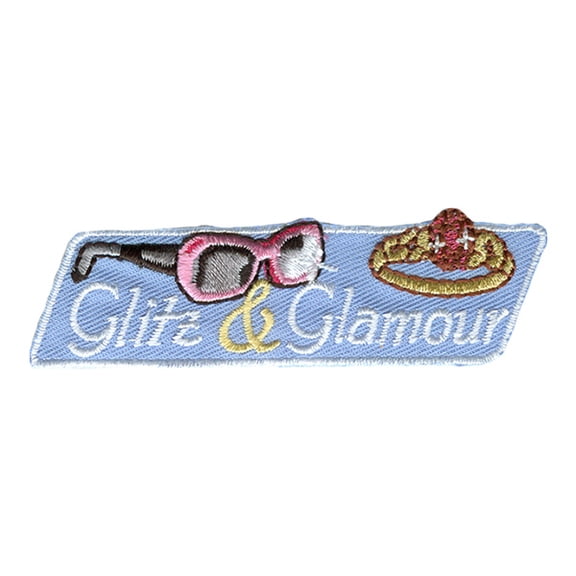 12 pieces 2" Custom Activity Scouts Applique Fun Patches - Glitz & Glamour