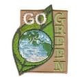 thumbnail image 1 of 12 pieces 2" Custom Activity Scouts Applique Fun Patches - Go Green Patch 1, 1 of 1