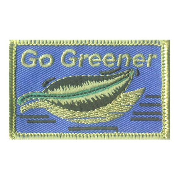 12 pieces 2" Custom Activity Scouts Applique Fun Patches - Go Greener