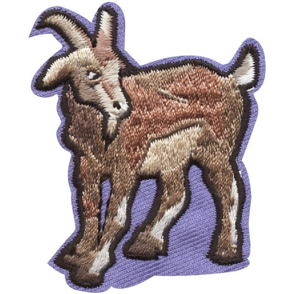 12 pieces 2" Custom Activity Scouts Applique Fun Patches - Goat Patch
