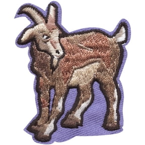 12 pieces 2" Custom Activity Scouts Applique Fun Patches - Goat Patch