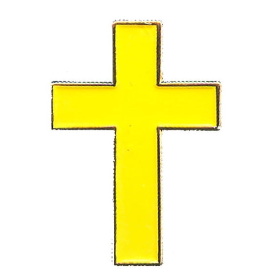 12 pieces 2" Custom Activity Scouts Applique Fun Patches - Gold Cross Pin
