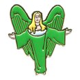 thumbnail image 1 of 12 pieces 2" Custom Activity Scouts Applique Fun Patches - Green Angel (Arms Out) Pin, 1 of 1