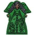 thumbnail image 1 of 12 pieces 2" Custom Activity Scouts Applique Fun Patches - Green Angel (Dark Hair) Patch, 1 of 1