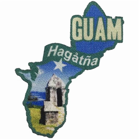 12 pieces 2" Custom Activity Scouts Applique Fun Patches - Guam Patch
