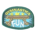 thumbnail image 1 of 12 pieces 2" Custom Activity Scouts Applique Fun Patches - Gymnastics Fun Patch, 1 of 1