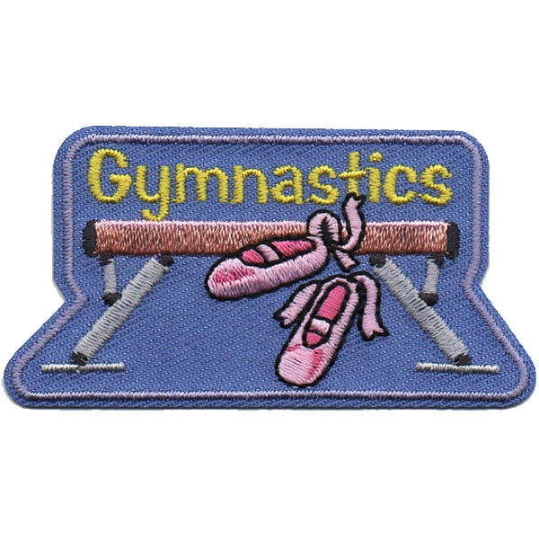 12 pieces 2" Custom Activity Scouts Applique Fun Patches - Gymnastics Patch 2
