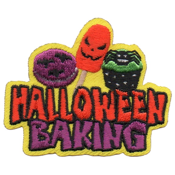 12 pieces 2" Custom Activity Scouts Applique Fun Patches - Halloween Baking Patch