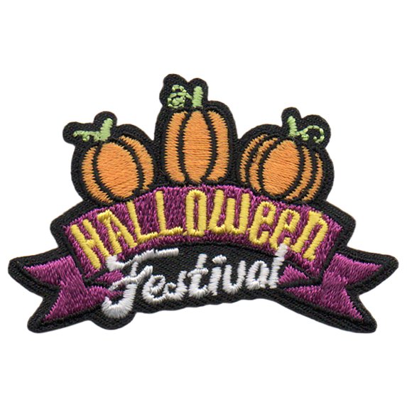 12 pieces 2" Custom Activity Scouts Applique Fun Patches - Halloween Festival Patch