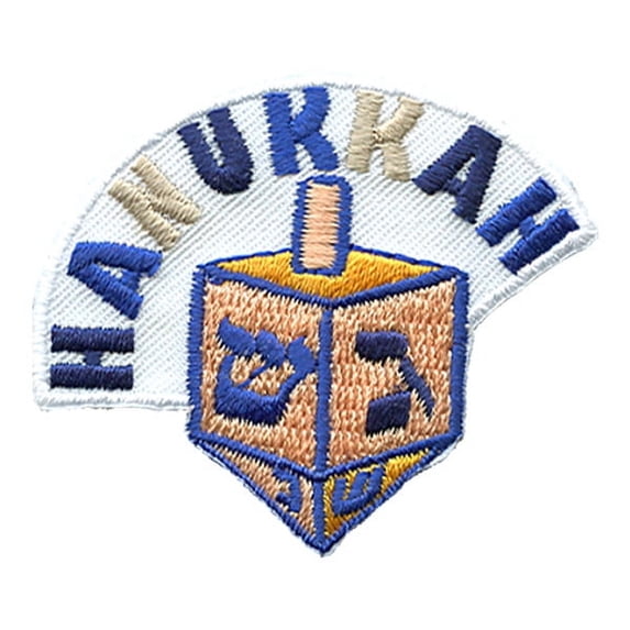 12 pieces 2" Custom Activity Scouts Applique Fun Patches - Hanukkah