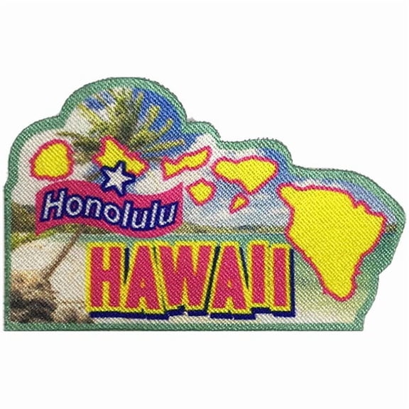 12 pieces 2" Custom Activity Scouts Applique Fun Patches - Hawaii Patch