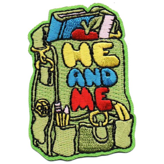 12 pieces 2" Custom Activity Scouts Applique Fun Patches - He and Me Patch 1