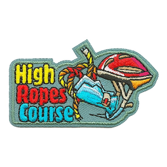 12 pieces 2" Custom Activity Scouts Applique Fun Patches - High Ropes Course Patch