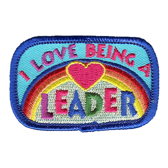 12 pieces 2" Custom Activity Scouts Applique Fun Patches - I Love Being A Leader Patch 2