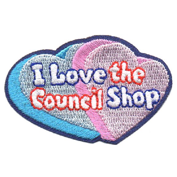 12 pieces 2" Custom Activity Scouts Applique Fun Patches - I Love The Council Shop Patch