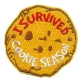 thumbnail image 1 of 12 pieces 2" Custom Activity Scouts Applique Fun Patches - I Survived Cookie Season Patch 2, 1 of 1