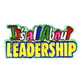 12 pieces 2" Custom Activity Scouts Applique Fun Patches - It's All About Leaders Patch