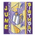 thumbnail image 1 of 12 pieces 2" Custom Activity Scouts Applique Fun Patches - June Birthday Patch, 1 of 1