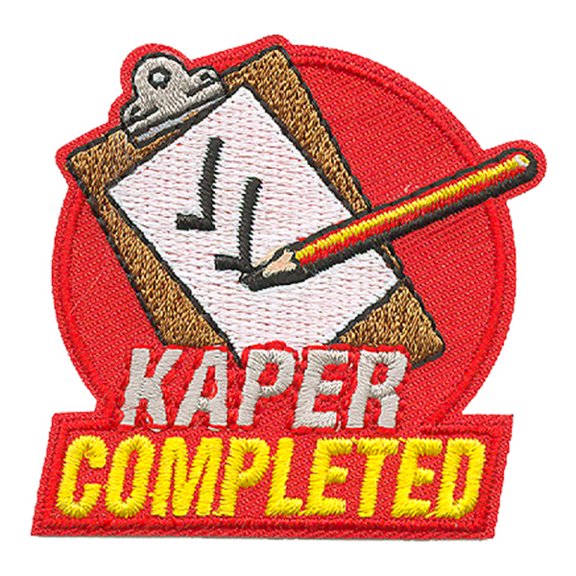 12 pieces 2" Custom Activity Scouts Applique Fun Patches - Kaper Completed Patch