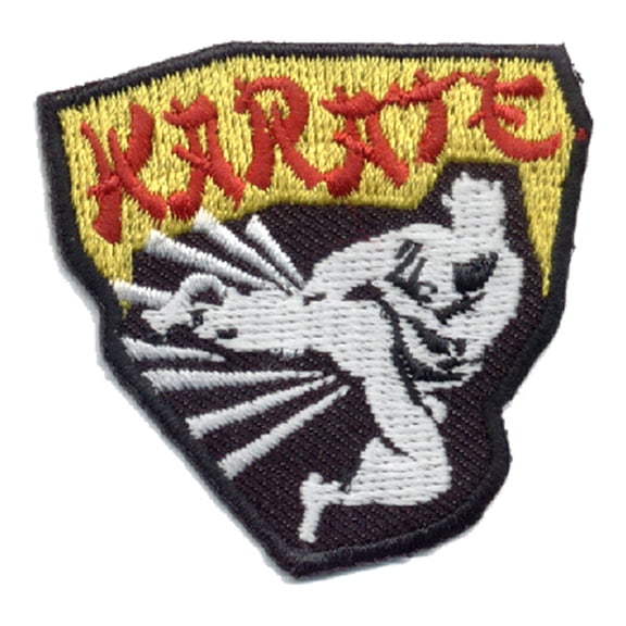 12 pieces 2" Custom Activity Scouts Applique Fun Patches - Karate Patch