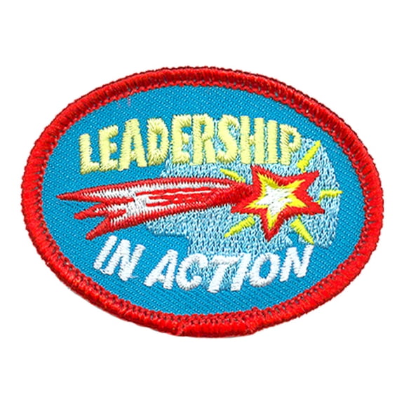 12 pieces 2" Custom Activity Scouts Applique Fun Patches - Leadership In Action Patch