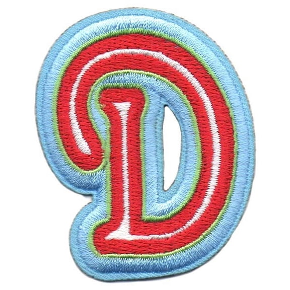 12 pieces 2" Custom Activity Scouts Applique Fun Patches - Letter D Patch