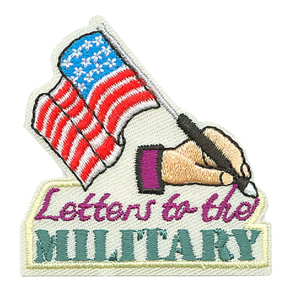 12 pieces 2" Custom Activity Scouts Applique Fun Patches - Letters To The Military Patch