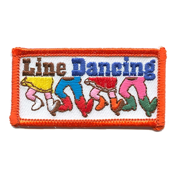 12 pieces 2" Custom Activity Scouts Applique Fun Patches - Line Dancing Patch