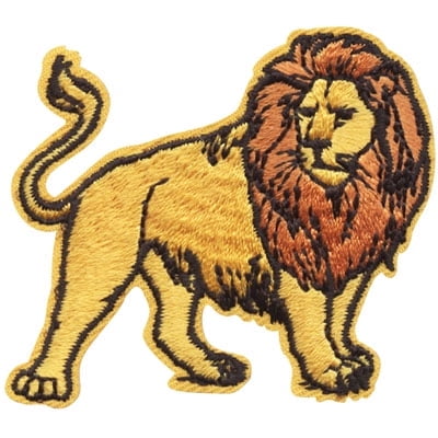 12 pieces 2" Custom Activity Scouts Applique Fun Patches - Lion Patch