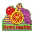 thumbnail image 1 of 12 pieces 2" Custom Activity Scouts Applique Fun Patches - Living Healthy, 1 of 1