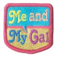 thumbnail image 1 of 12 pieces 2" Custom Activity Scouts Applique Fun Patches - Me And My Gal Patch, 1 of 1