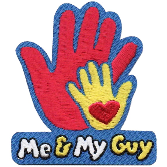 12 pieces 2" Custom Activity Scouts Applique Fun Patches - Me & My Guy Patch 1