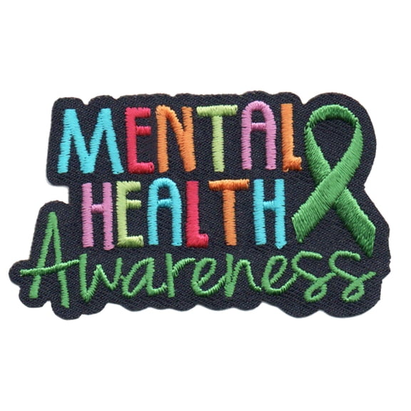 12 pieces 2" Custom Activity Scouts Applique Fun Patches - Mental Health Awareness Patch