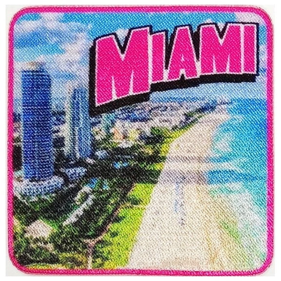 12 pieces 2" Custom Activity Scouts Applique Fun Patches - Miami Patch