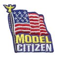 thumbnail image 1 of 12 pieces 2" Custom Activity Scouts Applique Fun Patches - Model Citizen Patch, 1 of 1