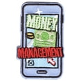 thumbnail image 1 of 12 pieces 2" Custom Activity Scouts Applique Fun Patches - Money Management Patch, 1 of 1