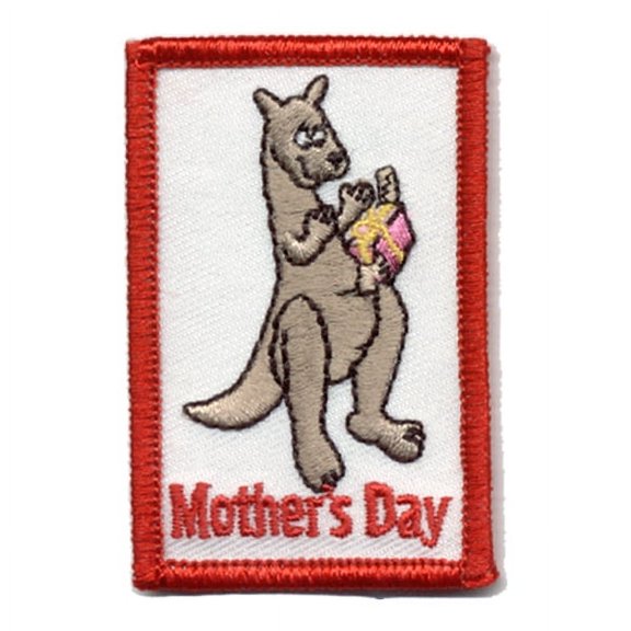 12 pieces 2" Custom Activity Scouts Applique Fun Patches - Mother's Day - Kangaroo Patch
