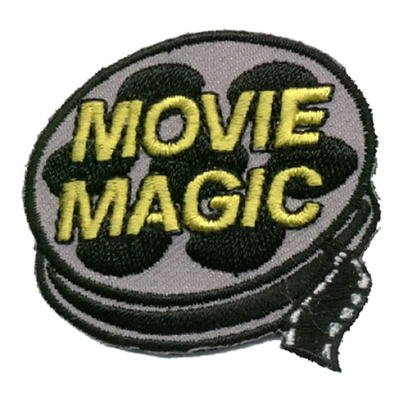 12 pieces 2" Custom Activity Scouts Applique Fun Patches - Movie Magic- Movie Reel Patch