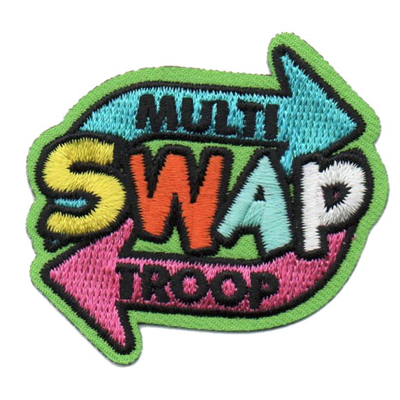 12 pieces 2" Custom Activity Scouts Applique Fun Patches - Multi Troop Swap Patch