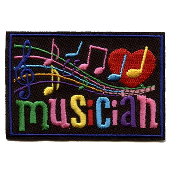 12 pieces 2" Custom Activity Scouts Applique Fun Patches - Musician Patch
