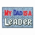 thumbnail image 1 of 12 pieces 2" Custom Activity Scouts Applique Fun Patches - My Dad Is A Leader Patch, 1 of 1