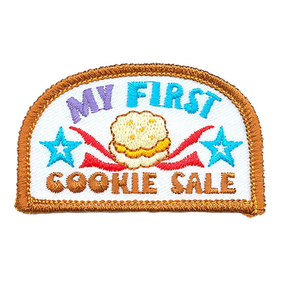 12 pieces 2" Custom Activity Scouts Applique Fun Patches - My First Cookie Sale Patch 2