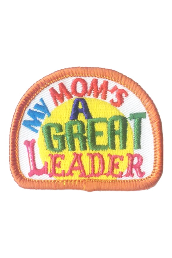 12 pieces 2" Custom Activity Scouts Applique Fun Patches - My Mom’s A Great Leader Patch