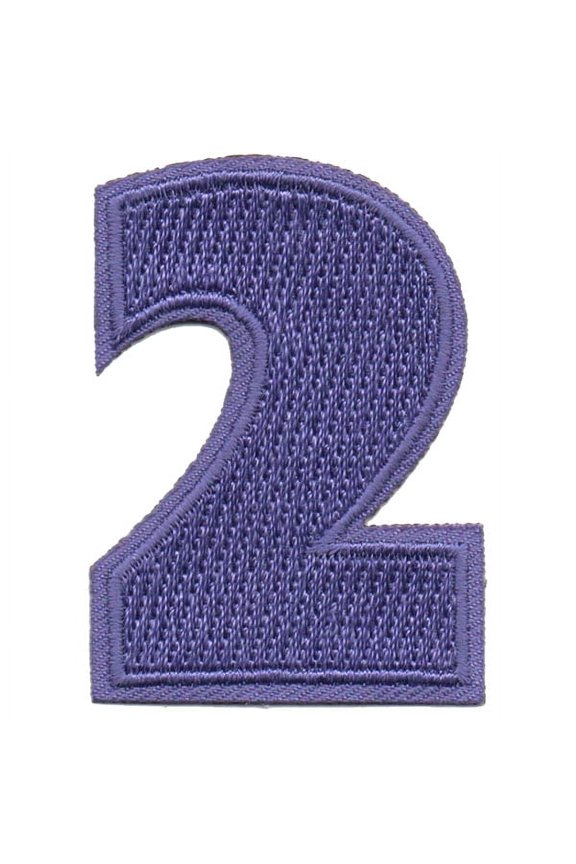 12 pieces 2" Custom Activity Scouts Applique Fun Patches - Number 2 Patch