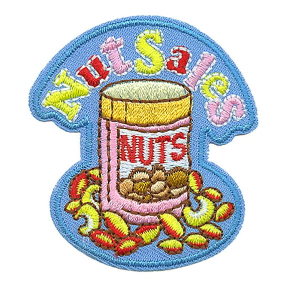 12 pieces 2" Custom Activity Scouts Applique Fun Patches - Nut Sales Patch