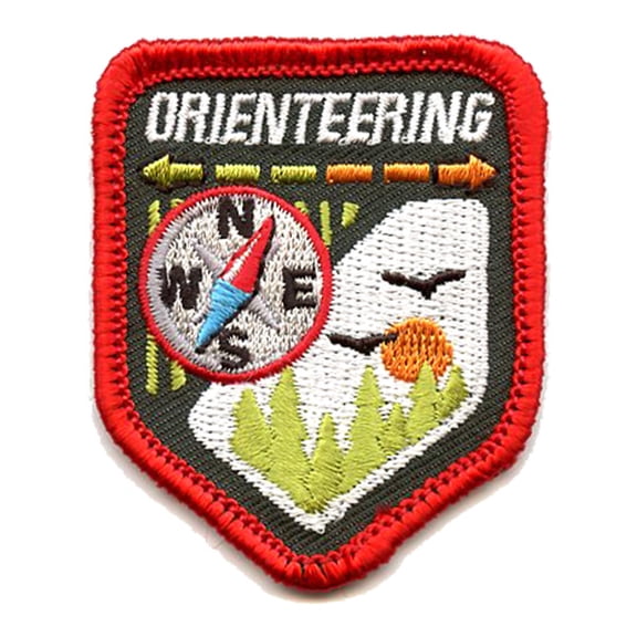 12 pieces 2" Custom Activity Scouts Applique Fun Patches - Orienteering Patch 2